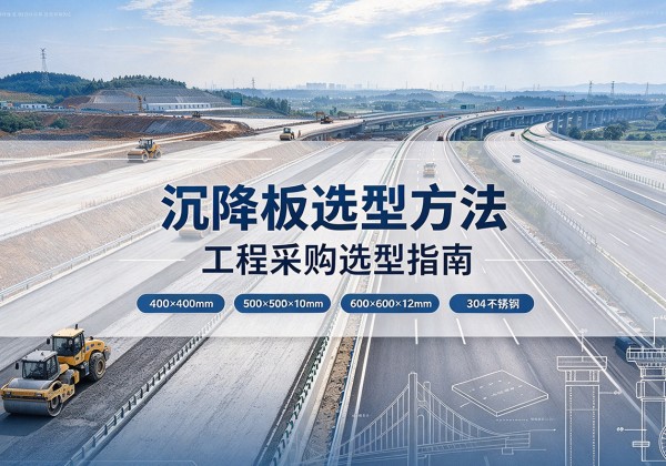 云梦沉降板选择方法